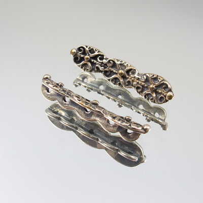 286-1225112.SLC.jpg 25mm 5 Hole Decor Spacer - Silver Plate Image