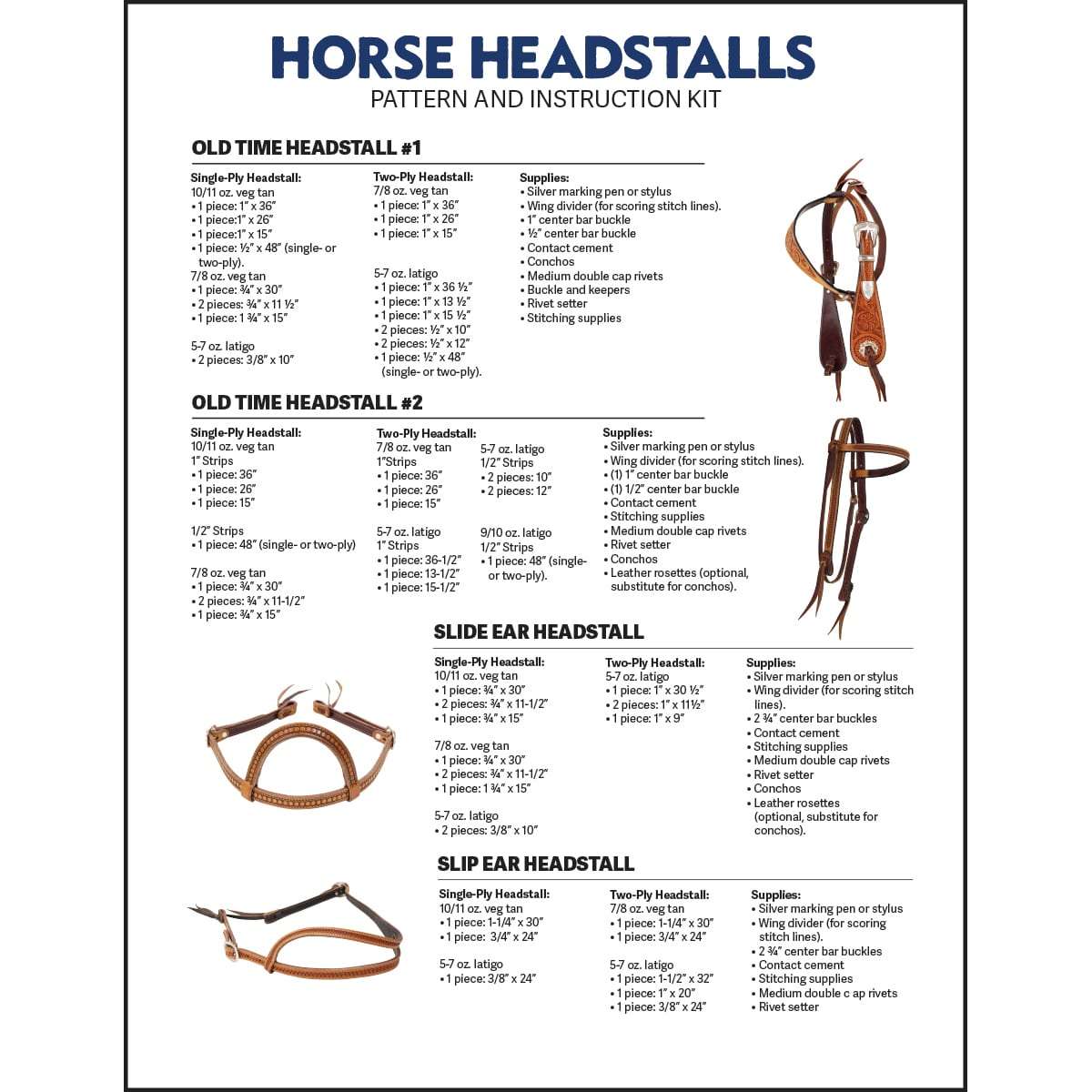144-10049.SLC2.jpg Horse Headstall Patterns - Digital Image