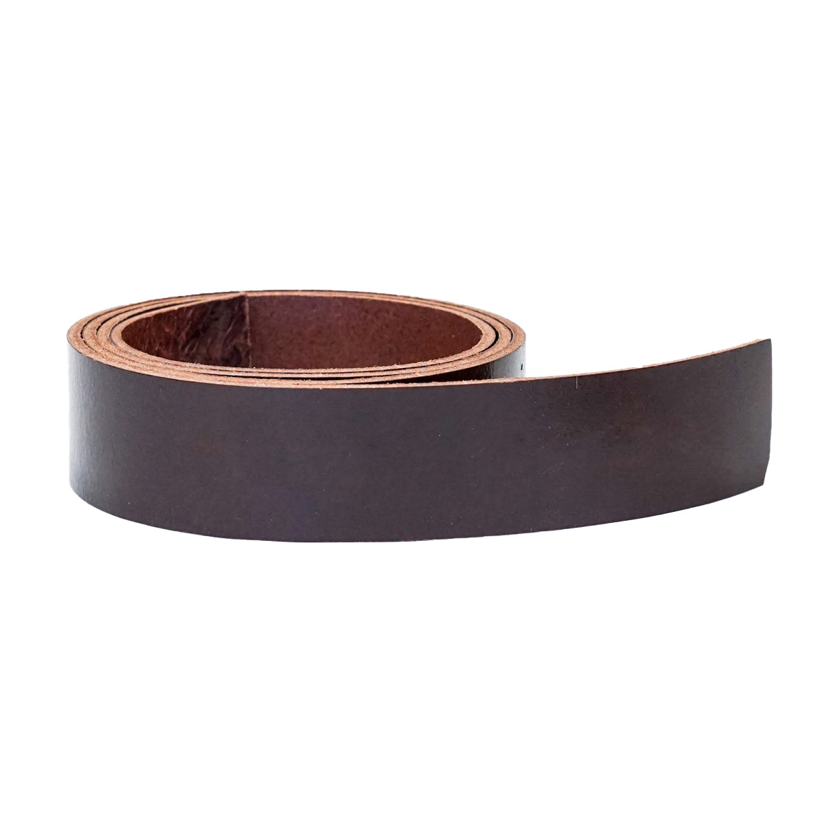 Buffalo Belt Strips, Antique Mahogany 1 ¾