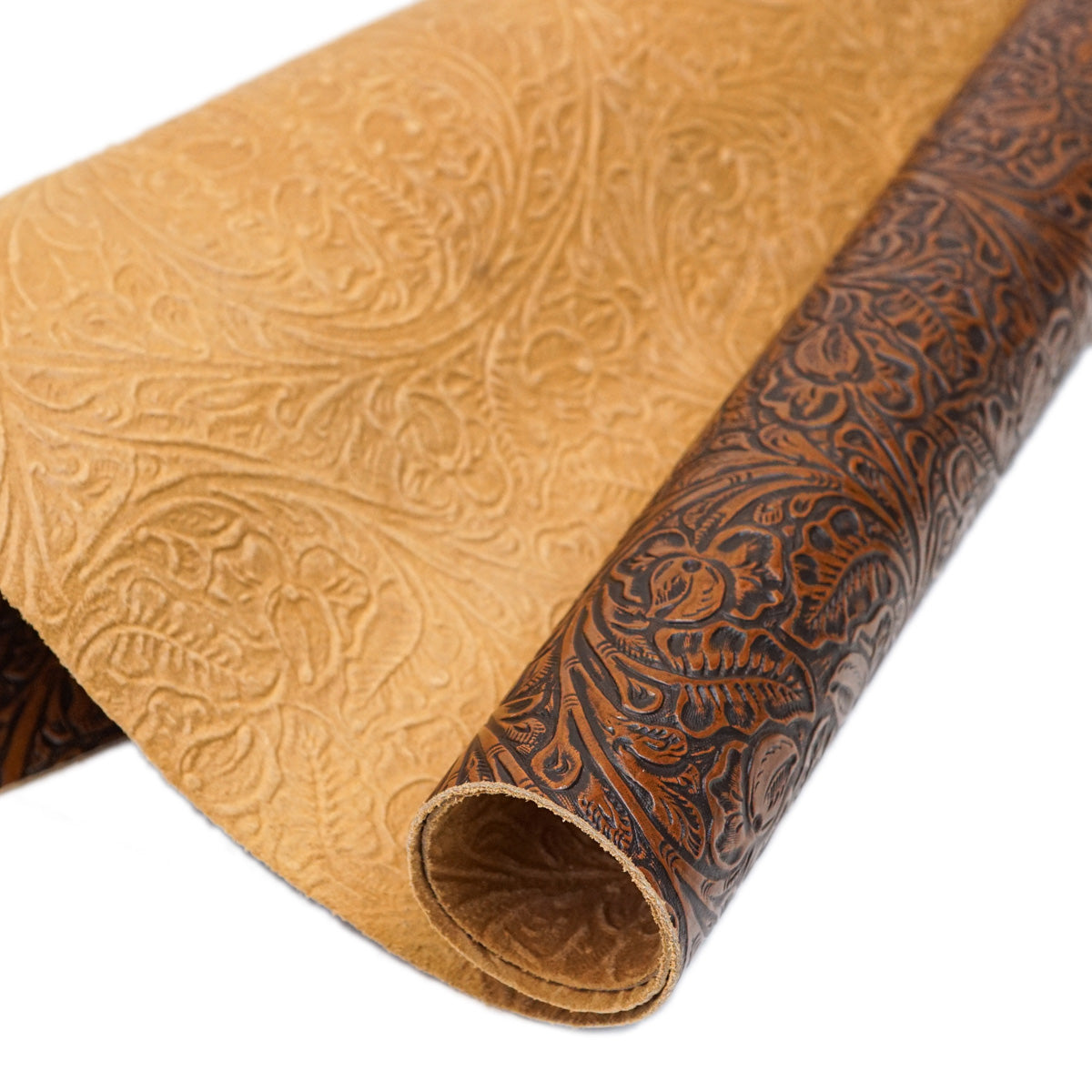 57-2719.SLC.1.jpg Western Tooled Side - British Tan Image