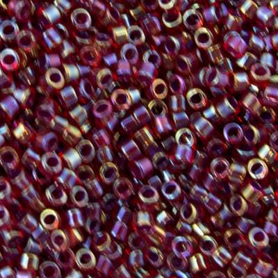 45-113296.SLC.jpg Delica Bead - Cranberry Red AB Lined DB296 Image