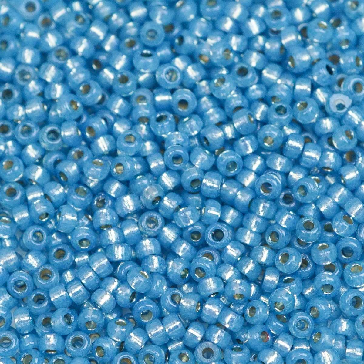 45-1194242.SLC.1.jpg 11/0 Seed Bead - Duracoat Silver Lined Powder Blue 24g Image