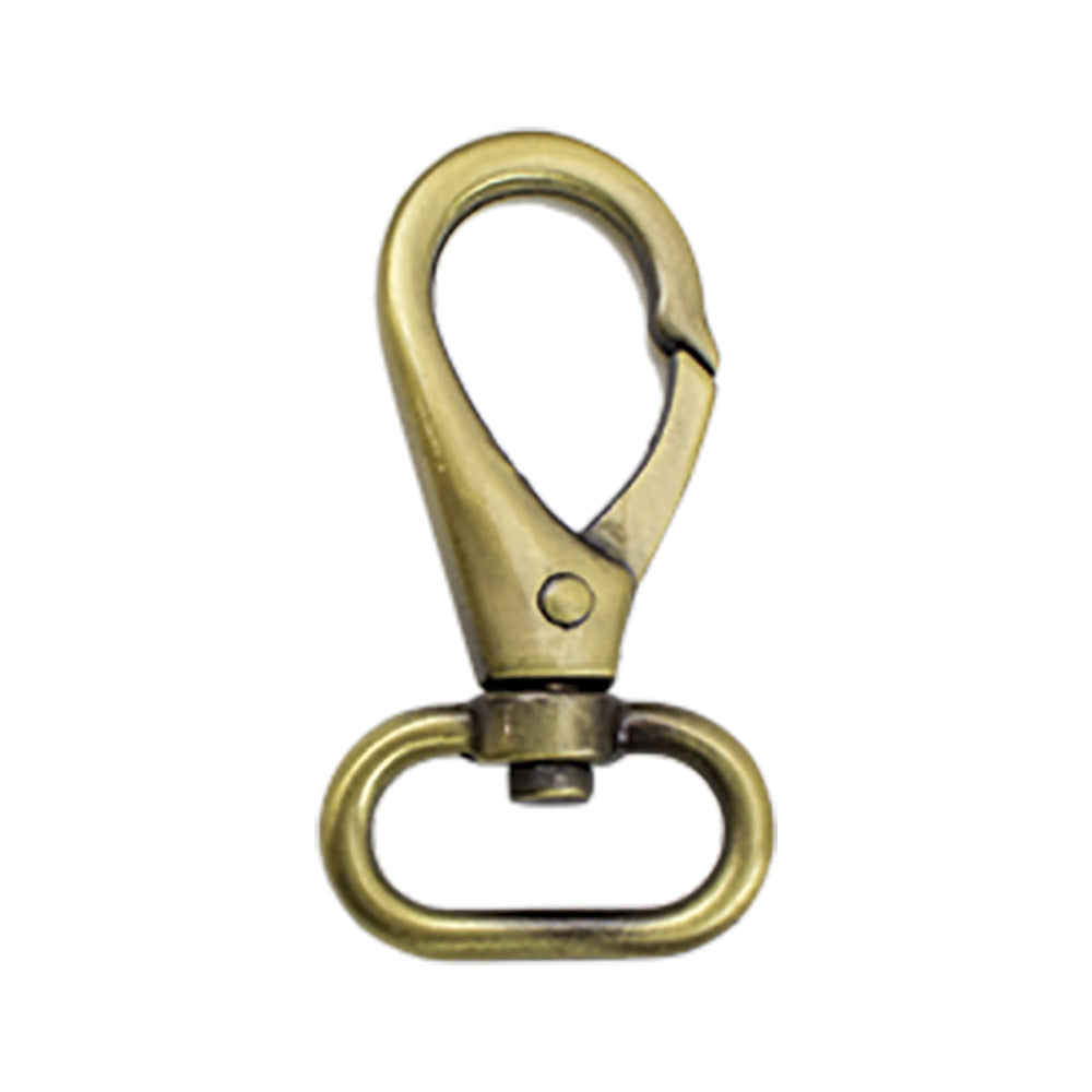 020-800815.SLC.jpg 1" Push Gate Swivel Snap - Antique Brass Image