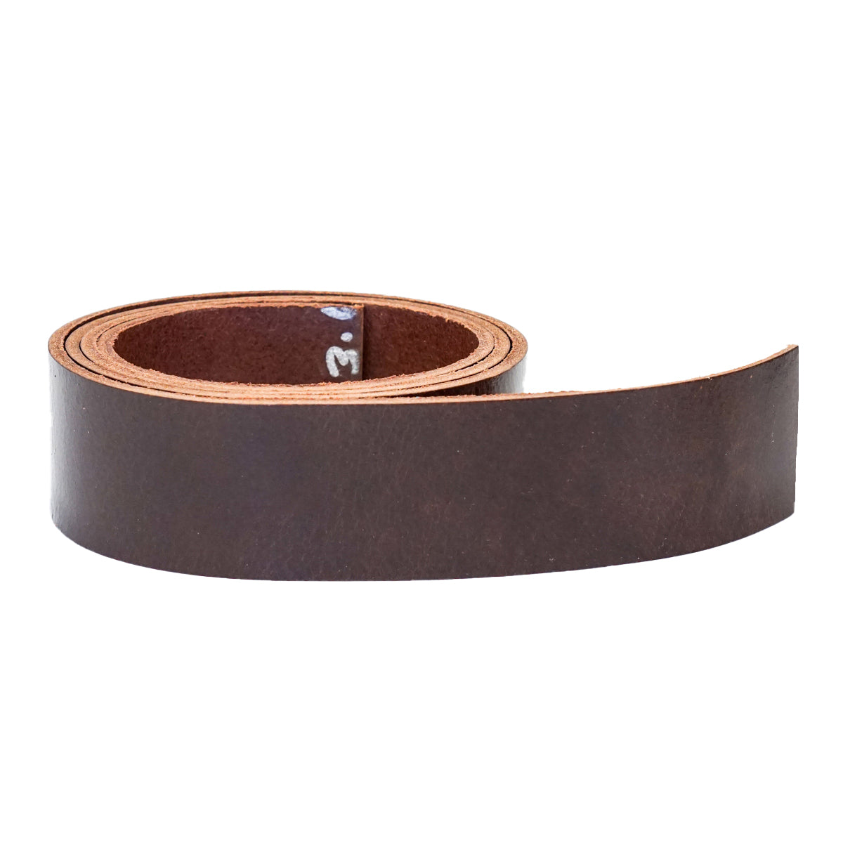 Antique Mahogany Buffalo Belt Strips, additional view