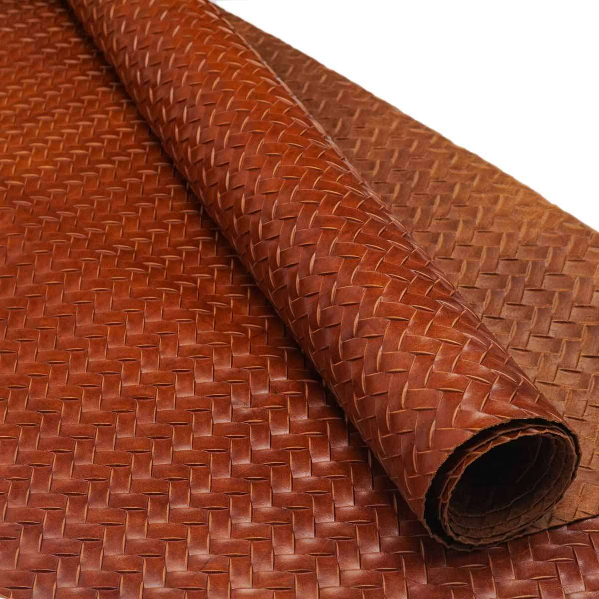 BREC.Brandy.01.jpg Braided Embossed Cow Image