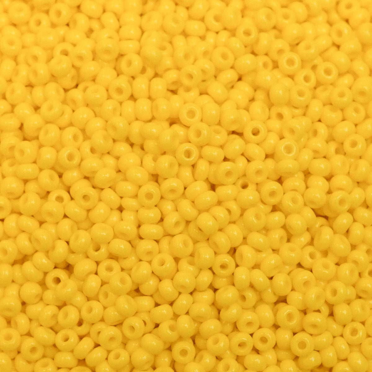 26-110146.SLC.1.jpg 11/0 Seed Beads - Opaque Yellow 22g Image