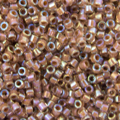 45-1131732.SLC.jpg Delica Bead - Cocoa Lined Crystal AB DB1732 Image