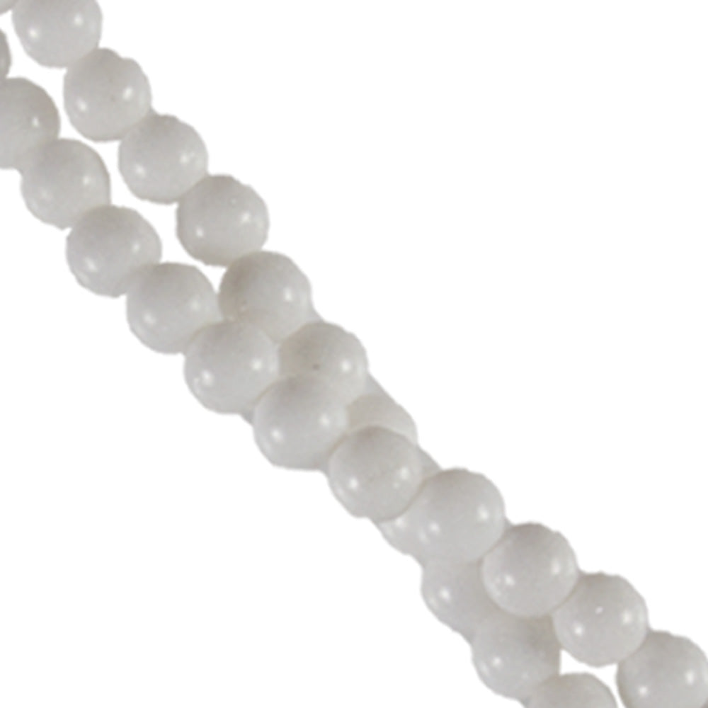 274-28.SLC.jpg 12mm Fossil Round Strand - White Image