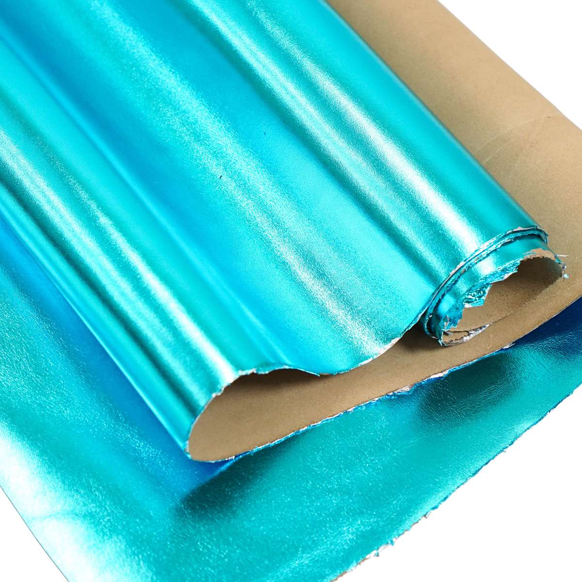 50-1003.SLC.1.jpg Metallic Cow Side - Turquoise Image