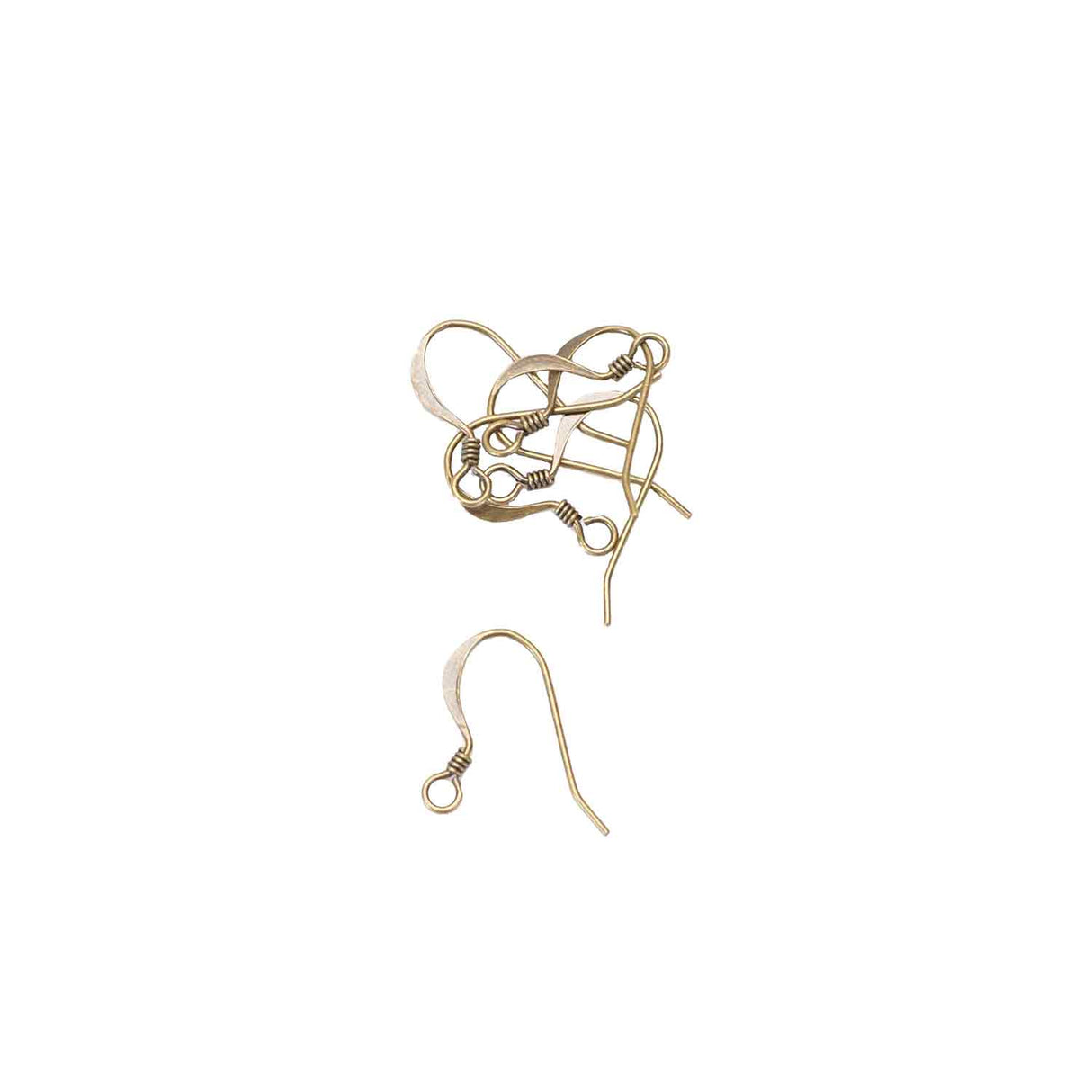 45-61.SLC.02.jpg French Hook Earwire - Antique Gold Plate 6pk Image