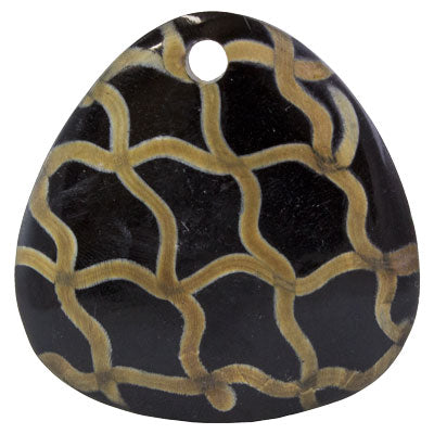 2222200.SLC.jpg Dark Chocolate Horn Pendant Image