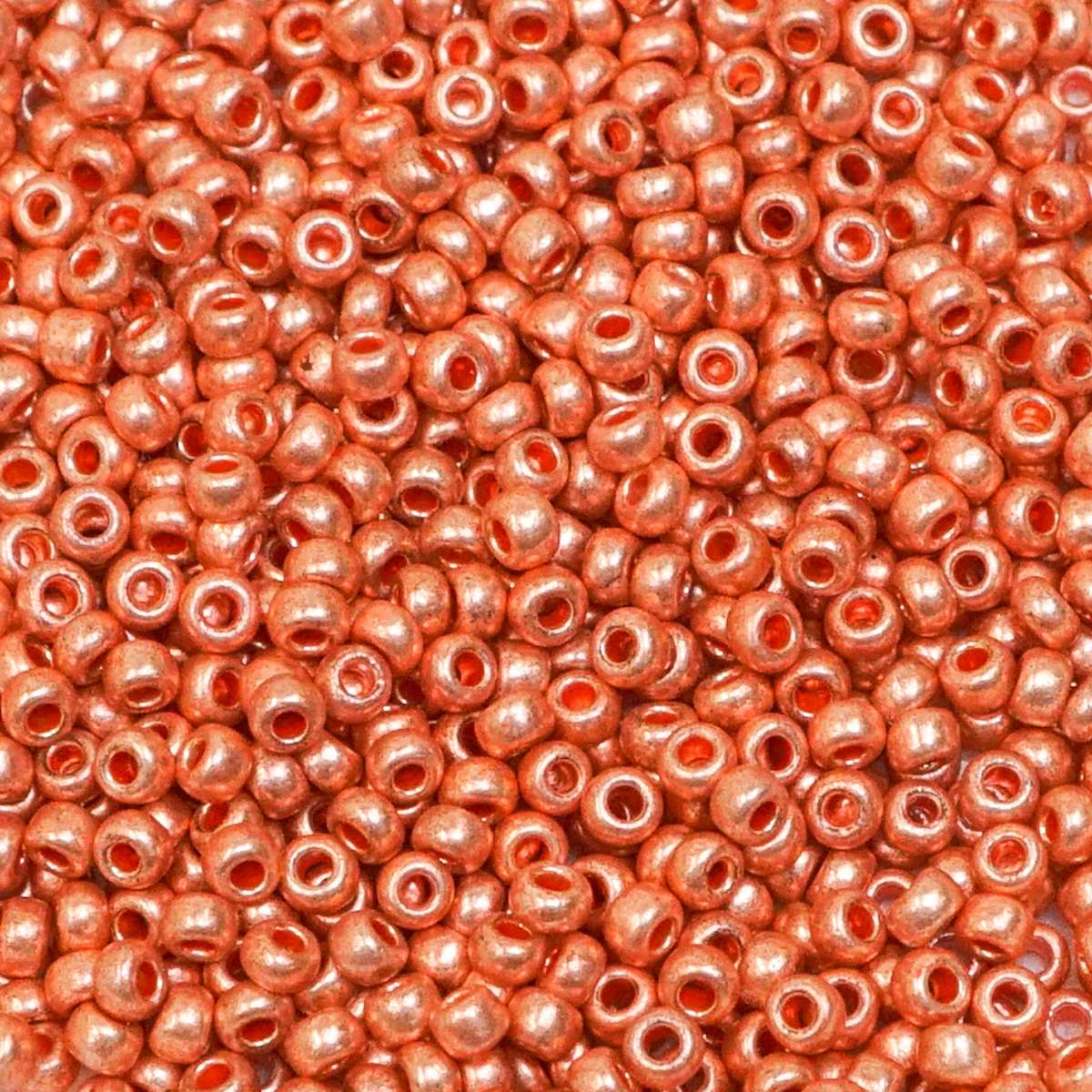 229-1015.SLC.1.jpg Seed Beads 10/0 Metallic Light Copper - 20g Image