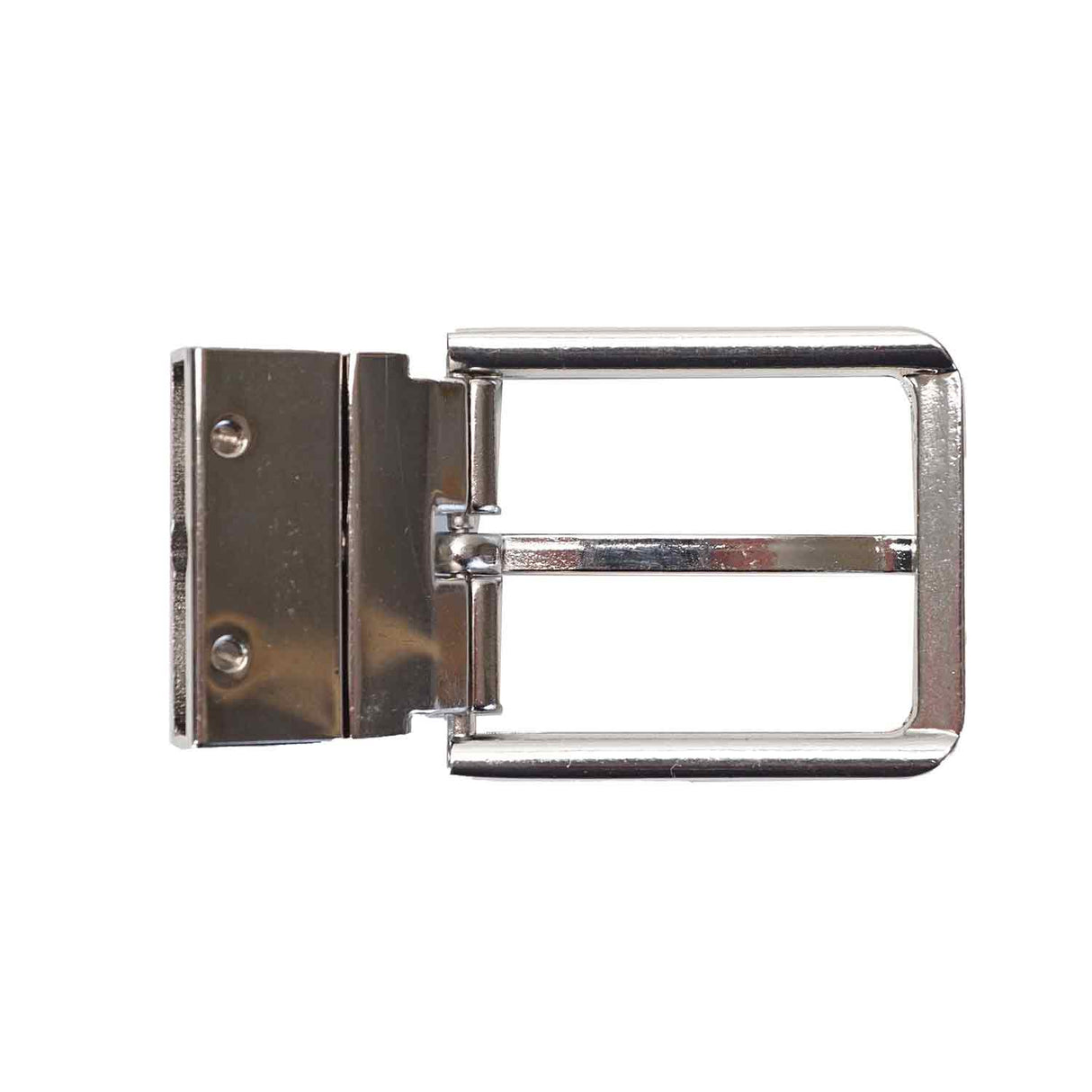 115-1001.SLC.02.jpg 35mm Reversible Buckle - Nickel Plate Image