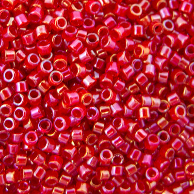 Delica Bead - Cinnamon Red/Red AB DB295