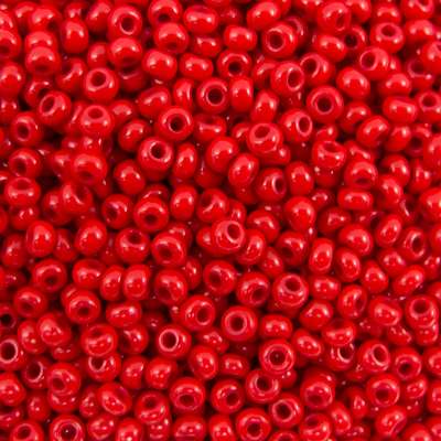 222-144019.SLC.jpg 10/0 Glass Seed Beads - Red 20g Image