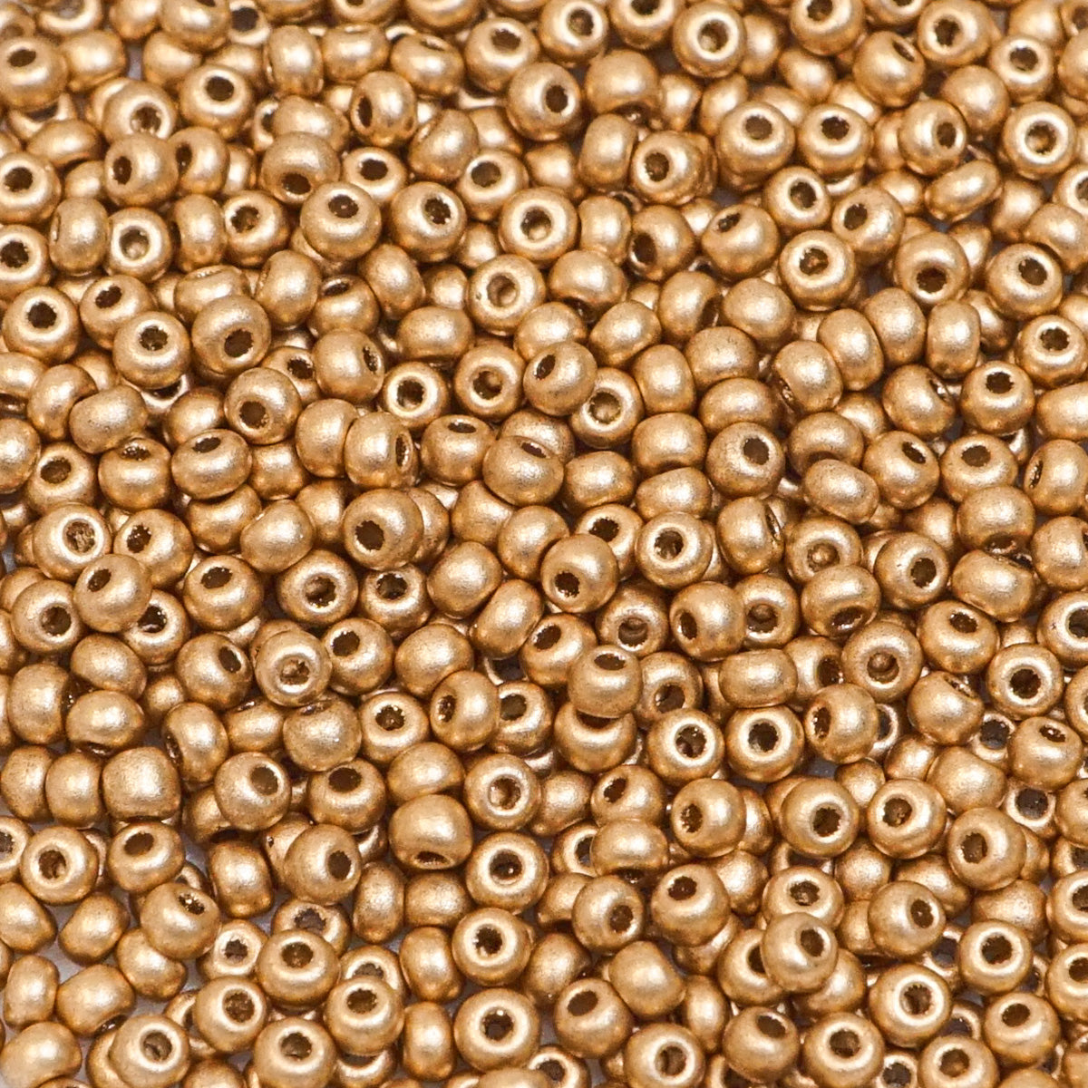 Seed Beads 10/0 Gold - 20g, additional view