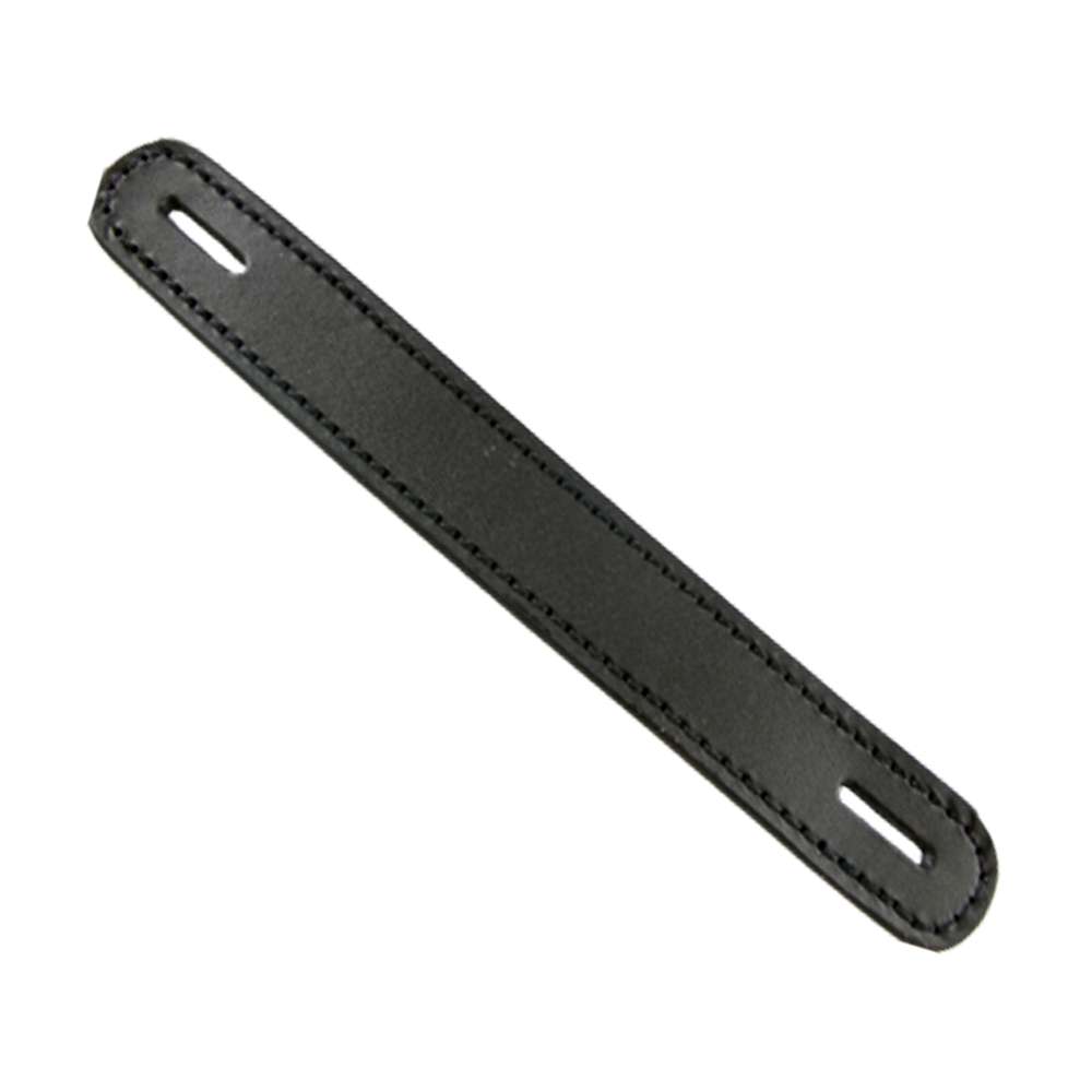 100-65501.SLC.jpg 7 1/2"x1 1/8" Black Veg Tan Slotted Handle Image