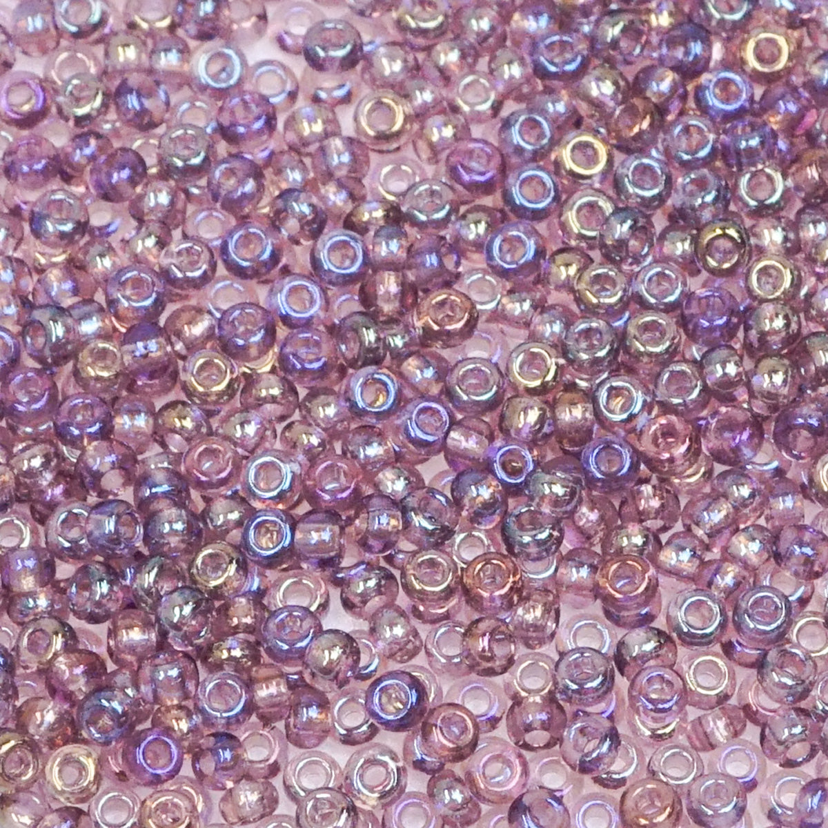 229-1031.SLC.1.jpg Seed Beads 10/0 Transparent Light Amethyst AB - 20g Image