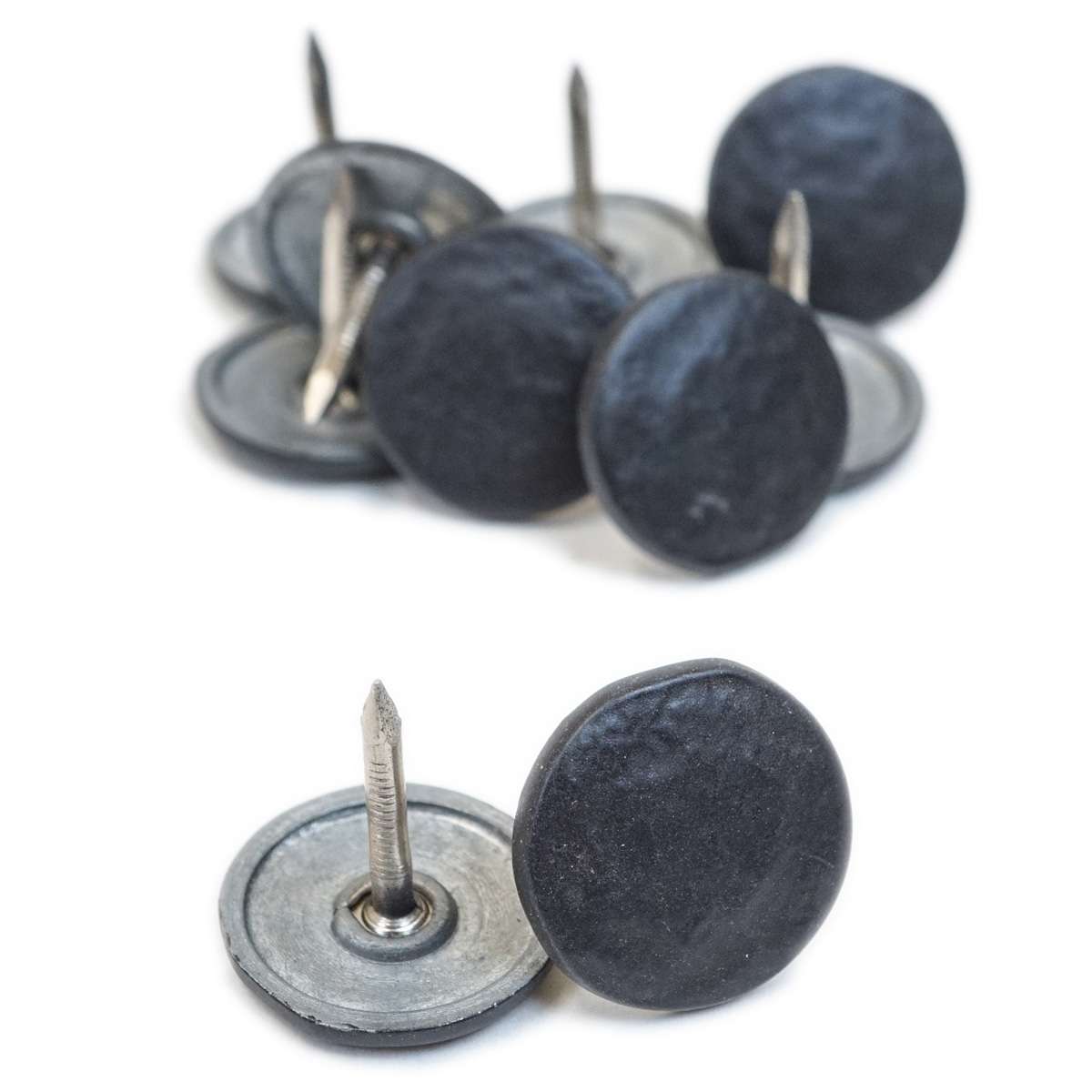 TCKOB.SLC.1.jpg Upholstery Tack - Rustic Round - Black Image