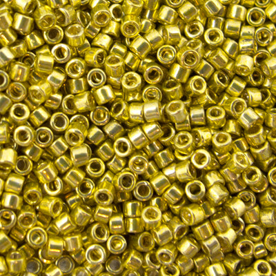 45-113424.SLC.jpg Delica Bead - Galvanized Dark Yellow Dyed DB424 Image