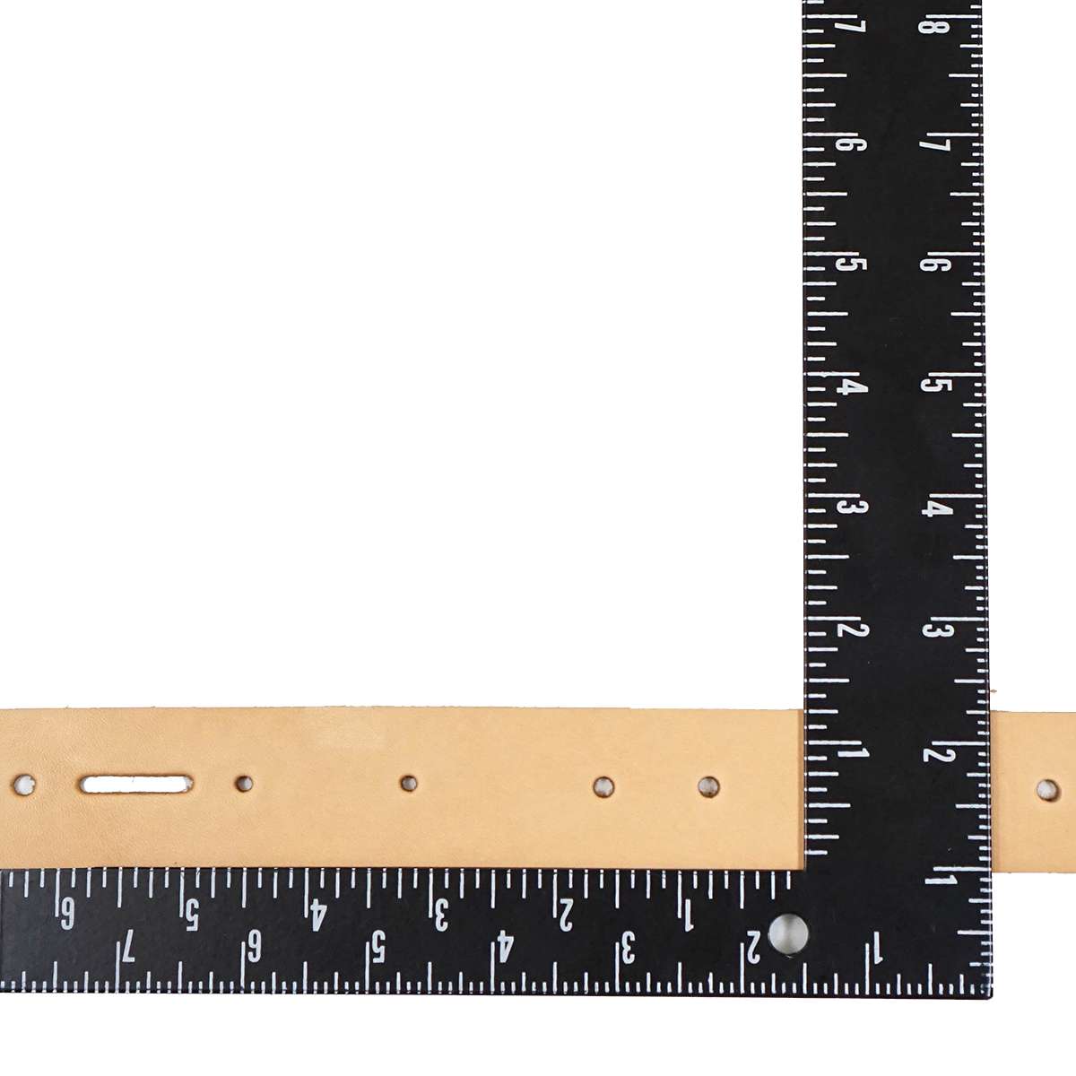 100-211.SLC.2.jpg Single Hole Belt Blank - Hermann Oak Natural Image
