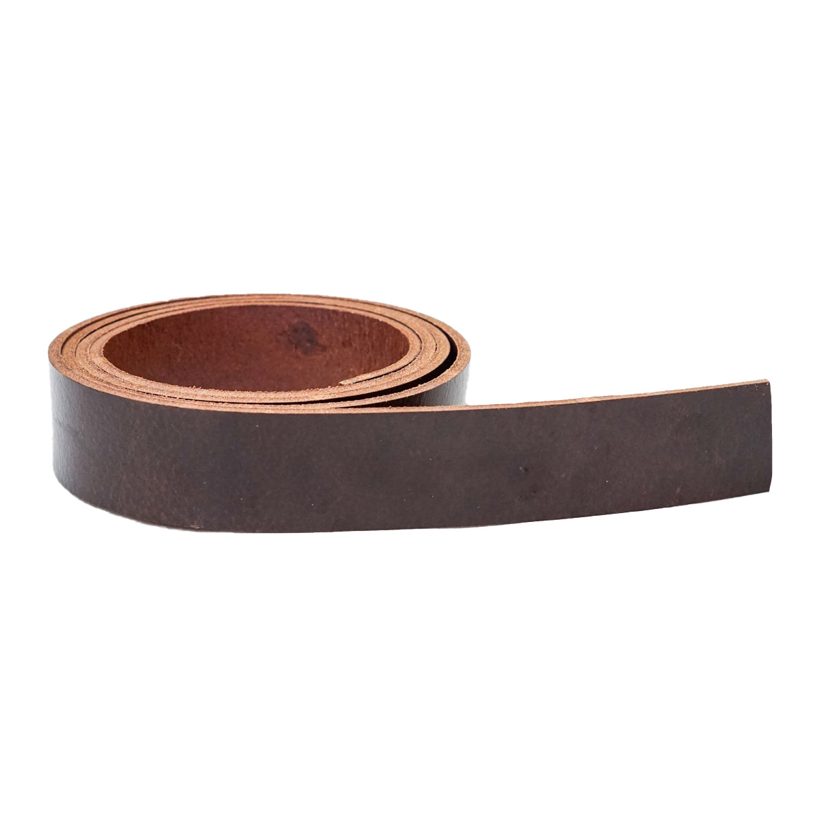 Buffalo Belt Strips, Antique Mahogany 1 ½