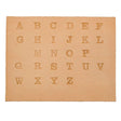 HDW004.SLC.2.jpg Block Craftmaster Alphabet Stamp Set Image