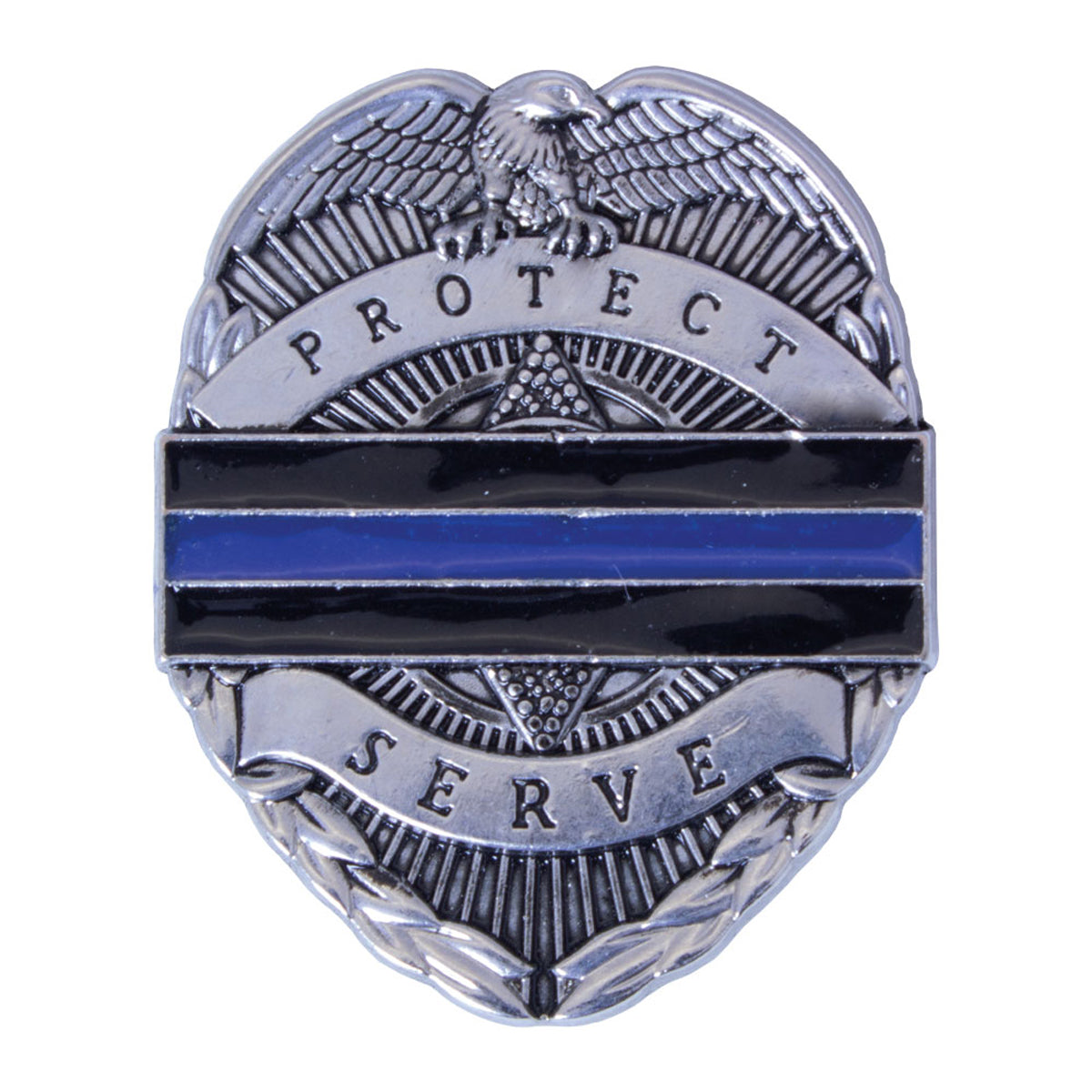 141-3200.SLC.1.jpg 1 3/8" "Back the Blue" Police Screwback Concho Image