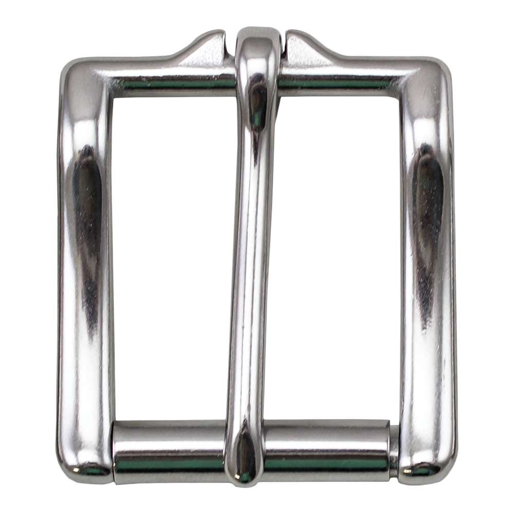 131-142200.SLC.jpg 1 1/4" Heavy Duty Wave Roller Buckle - Stainless Steel Image