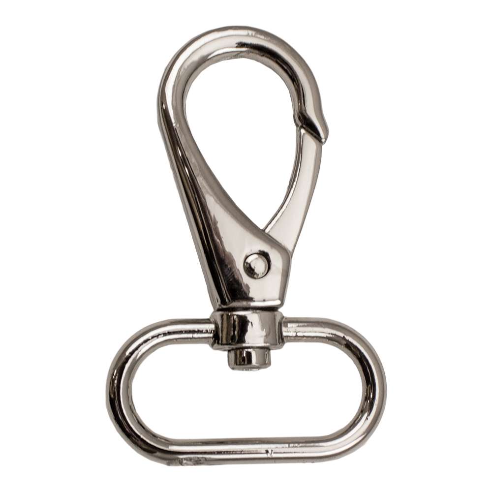 020-800802.SLC.jpg 1" Push Gate Swivel Snap - Nickel Plate Image