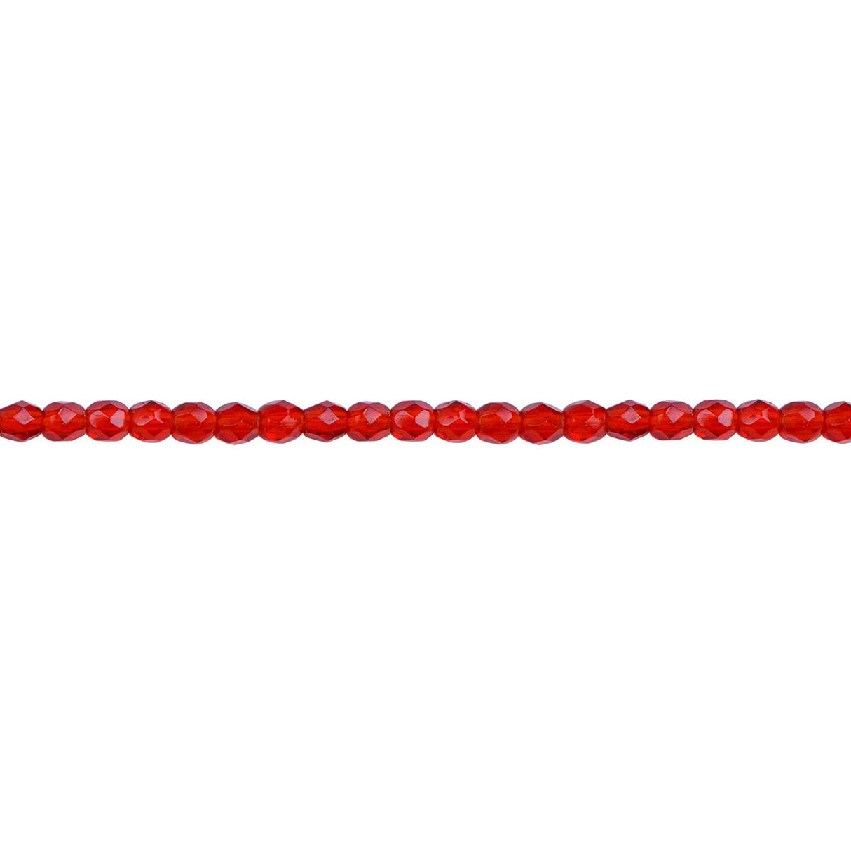339-19.SLC.1.jpg 3mm Siam Ruby Bead Strand - Firepolished Image