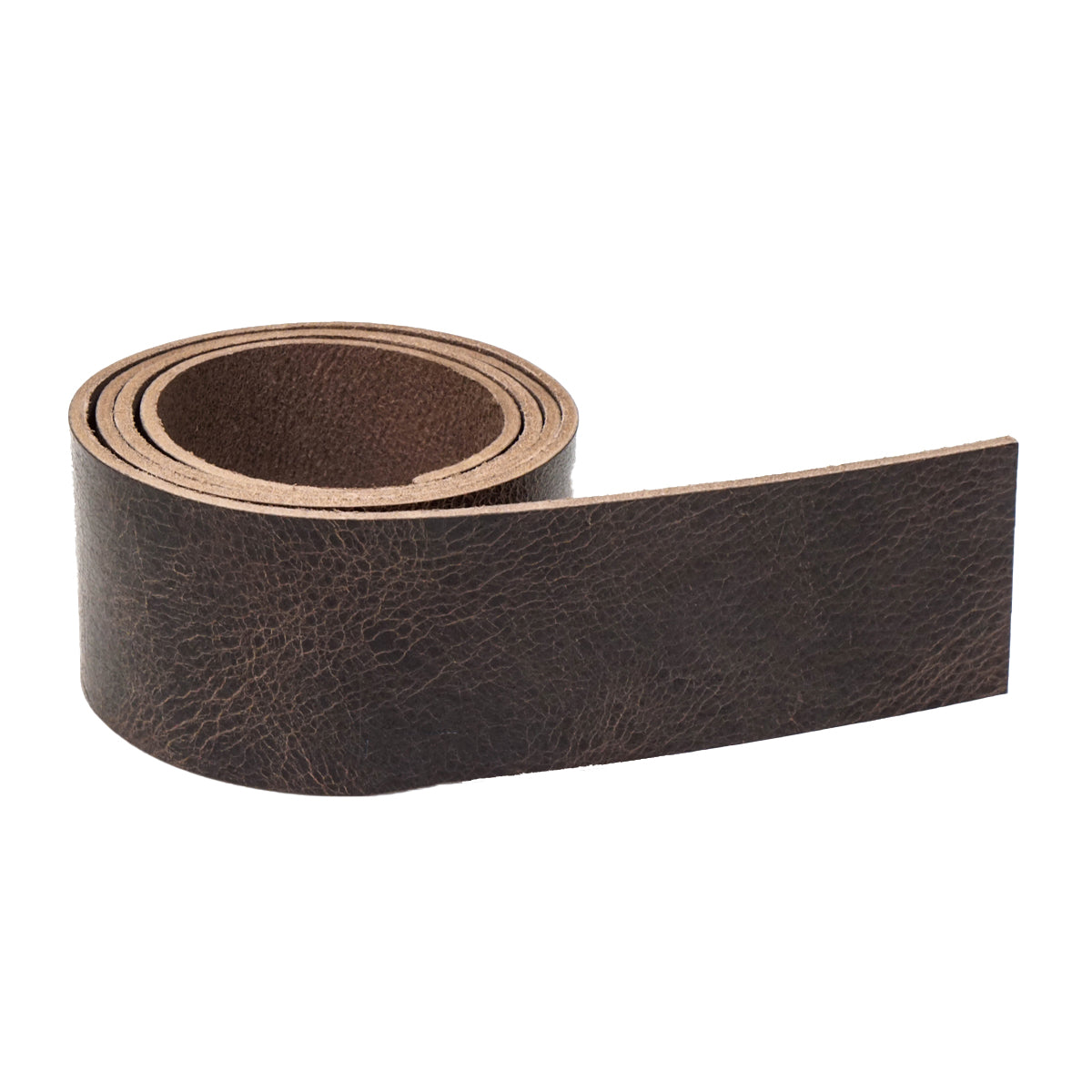 Buffalo Belt Strips, Brown 2 ½