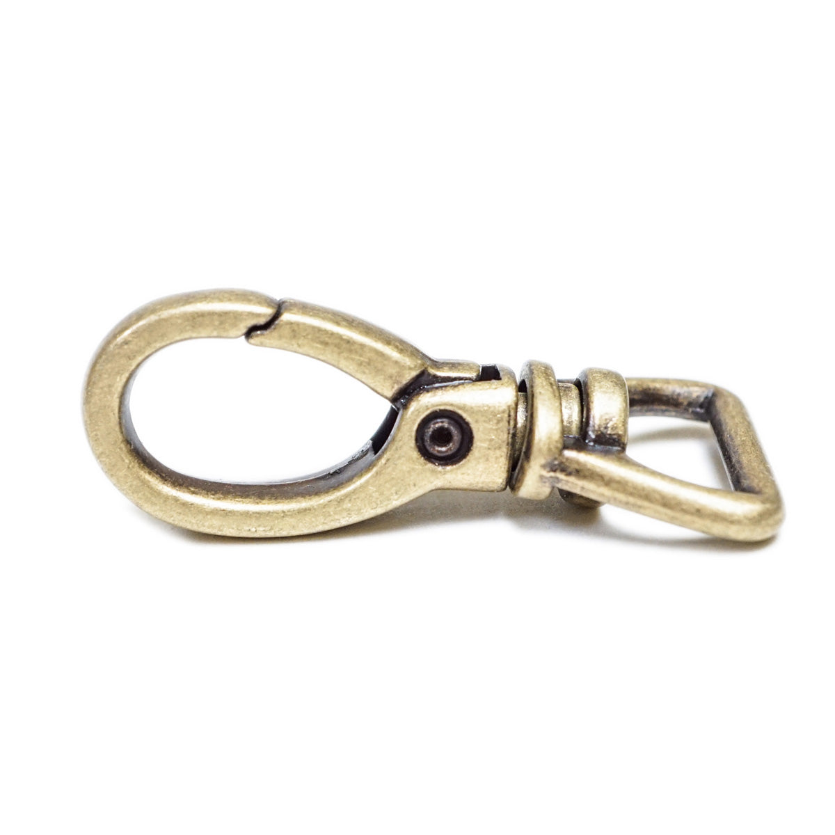115-1123.SLC.1.jpg Push Gate Swivel Snap - Antique Brass Image
