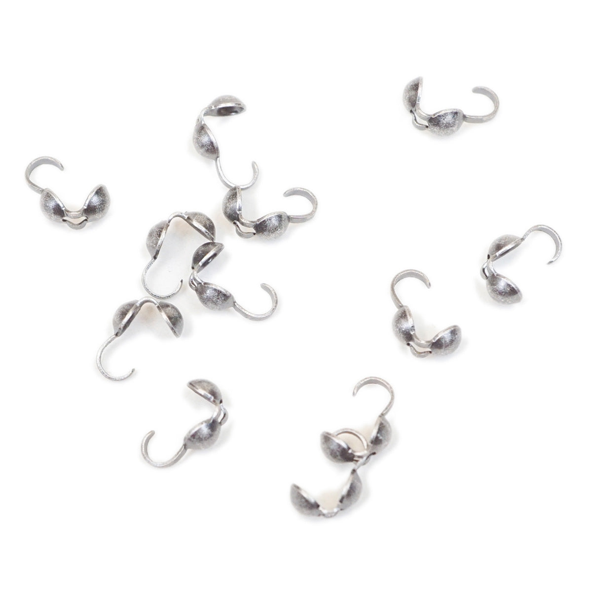 144-1007.SLC.1.jpg 12pk Clam Shells - Antique Silver Plate Image