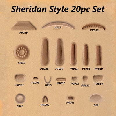 115-612000.SLC.jpg 20pc Sheridan Style Stamping Tool Set Image