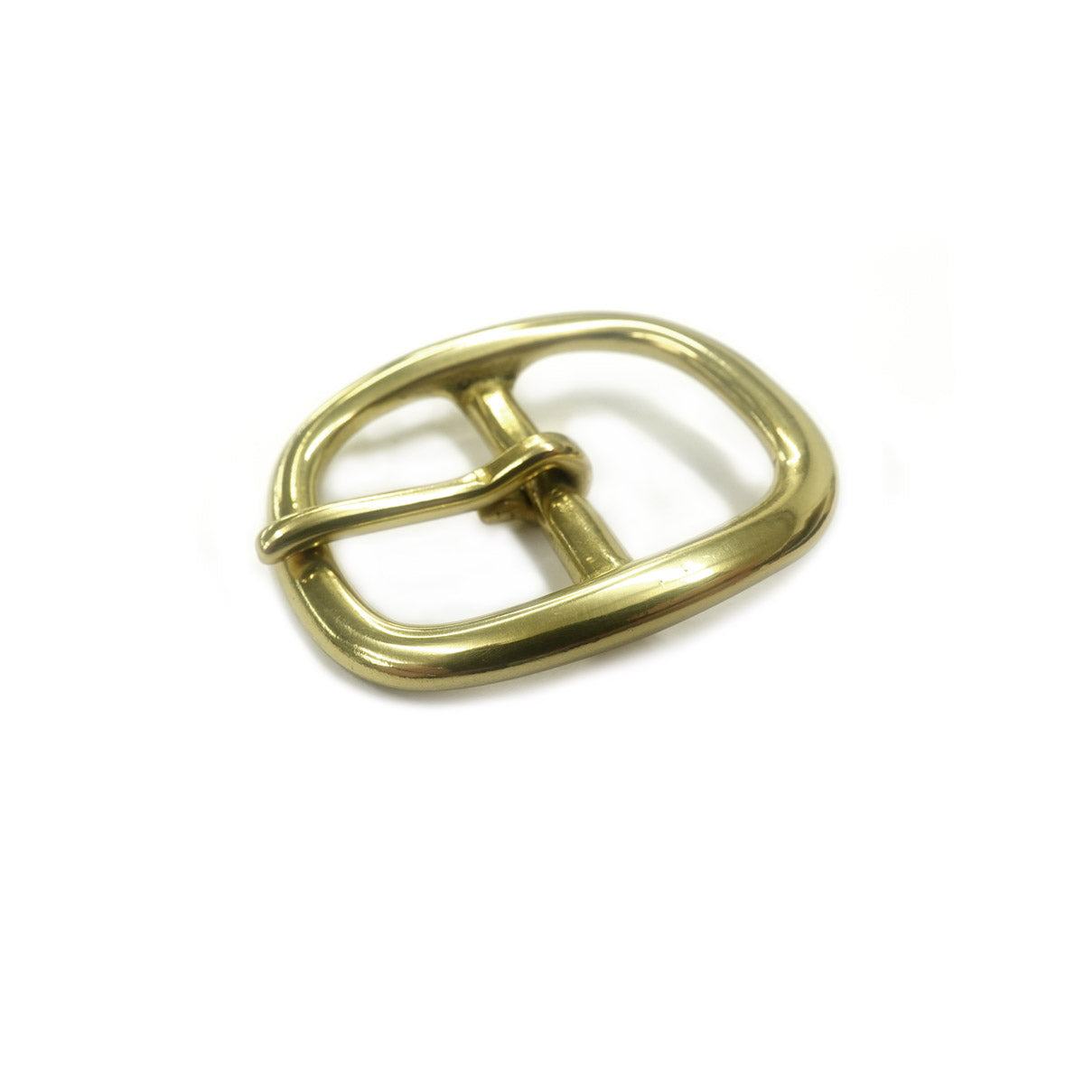 1" Center Bar Buckle - Solid Brass