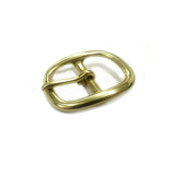 1" Center Bar Buckle - Solid Brass