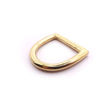 1" Welded D-Ring - Solid Brass