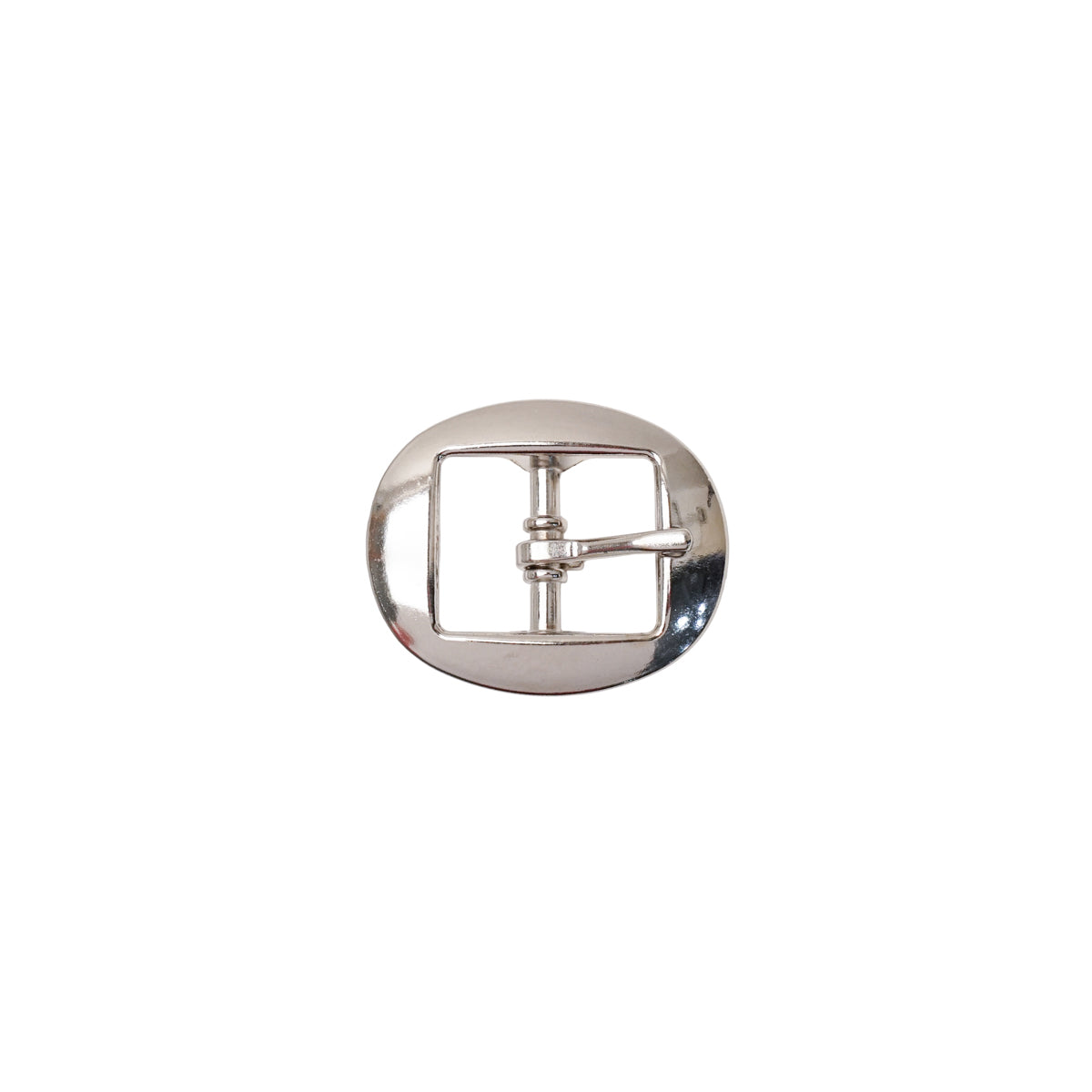 1" Center Bar Cart Buckle - Nickel Plate