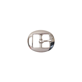 1" Center Bar Cart Buckle - Nickel Plate