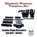 Cowboy Single Buscadero Gun Belt + Holster - Slickbald Template