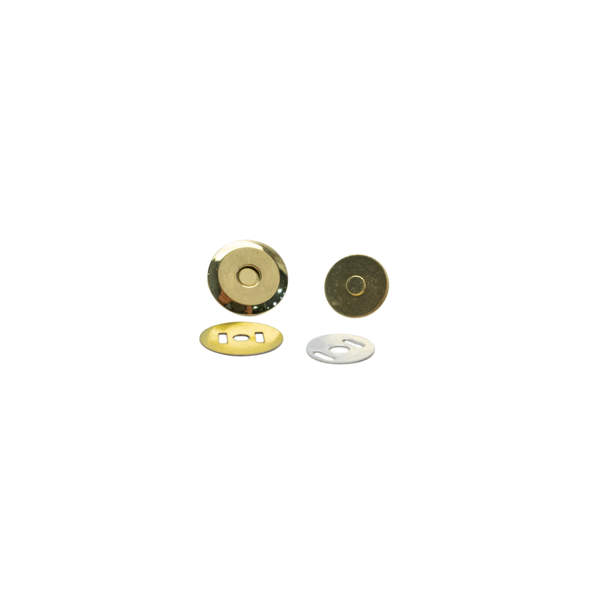 Beveled Lowpro Magnetic Snap - Gold Plate