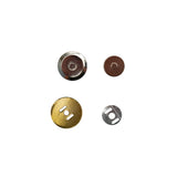 Low Profile Magnetic Snap in Nickel