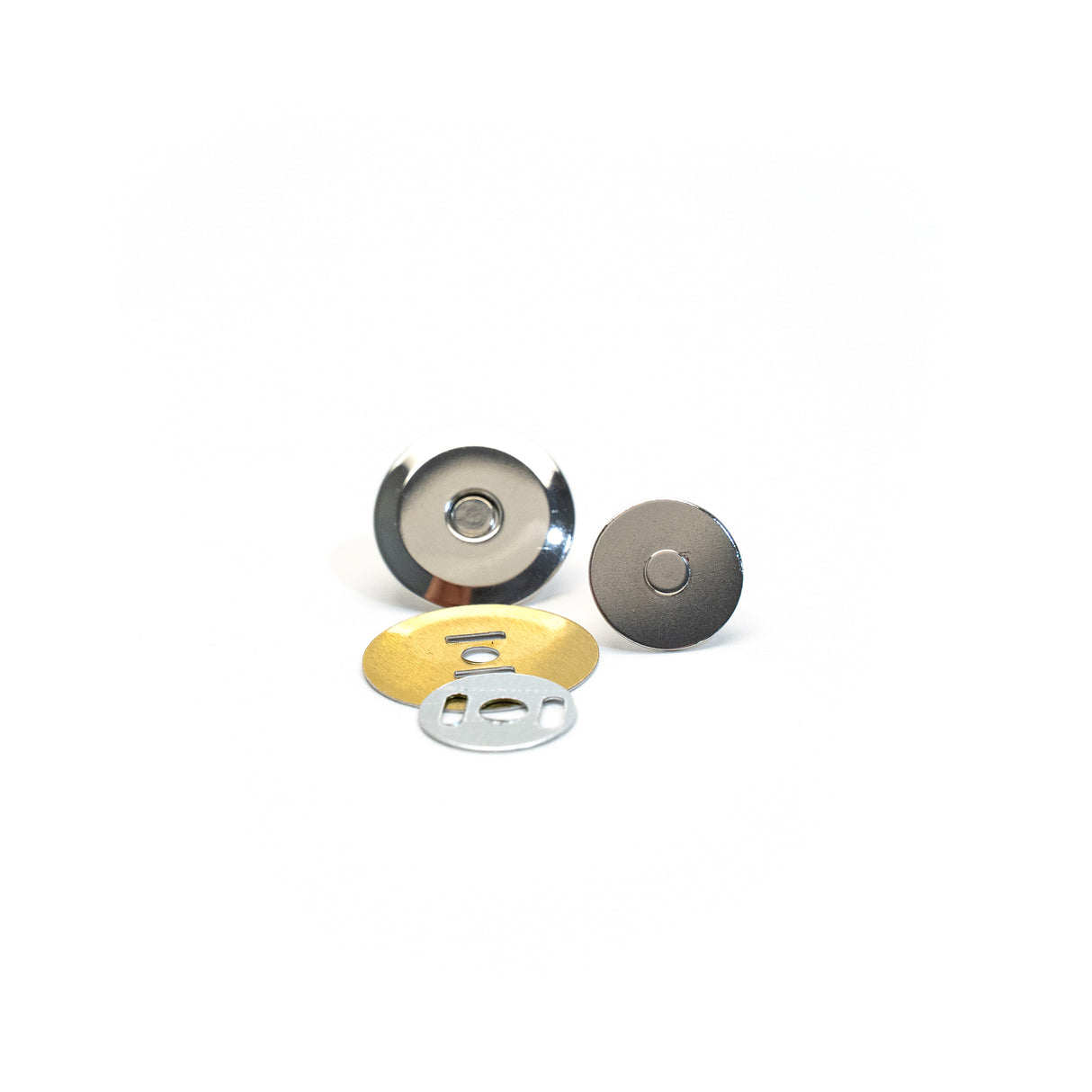 Low Profile Magnetic Snap in Nickel