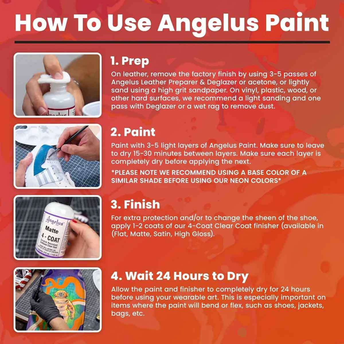 Angelus Paint Basics 11pc Set