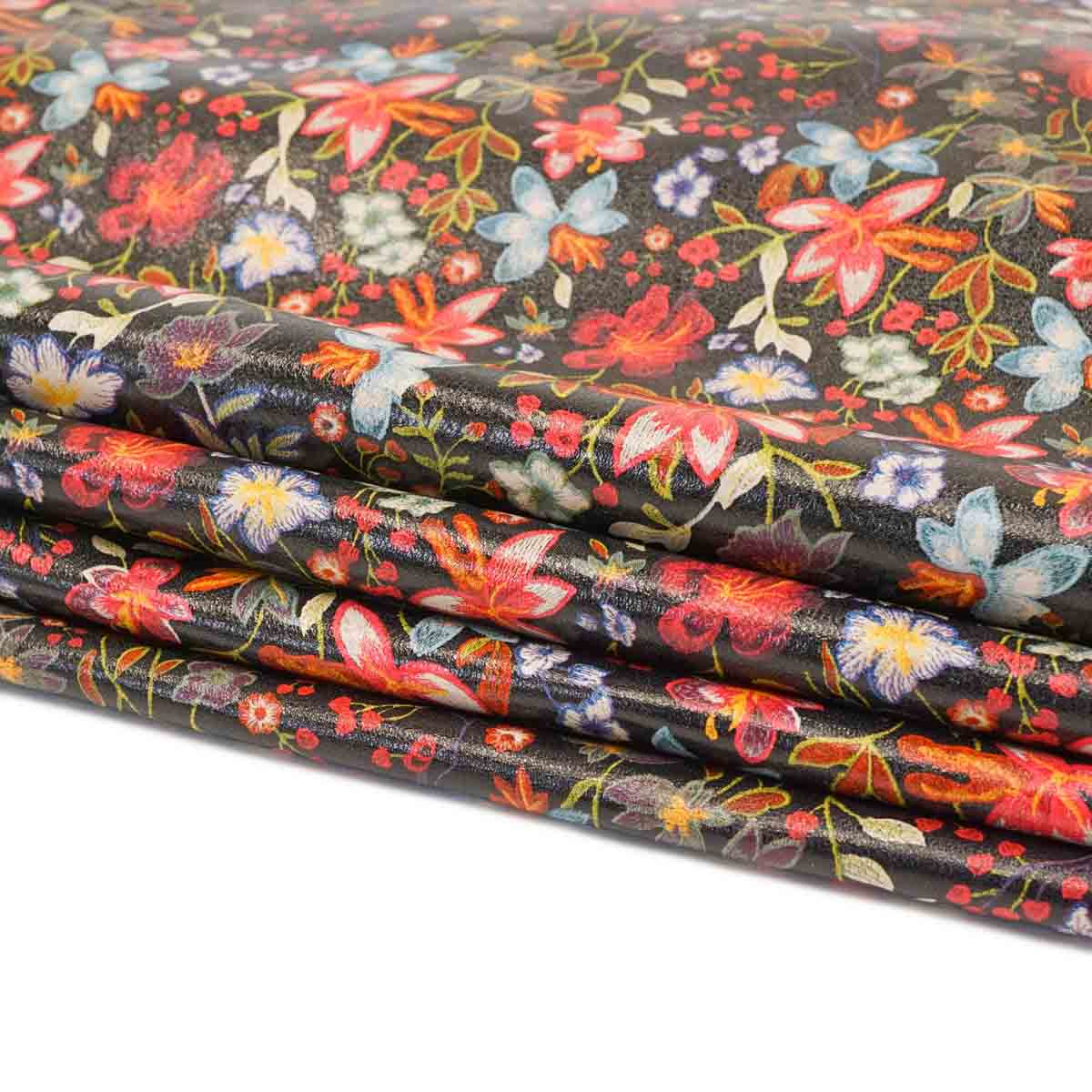 62-217.SLC.3.jpg Suede Gothic Flower - Black Image