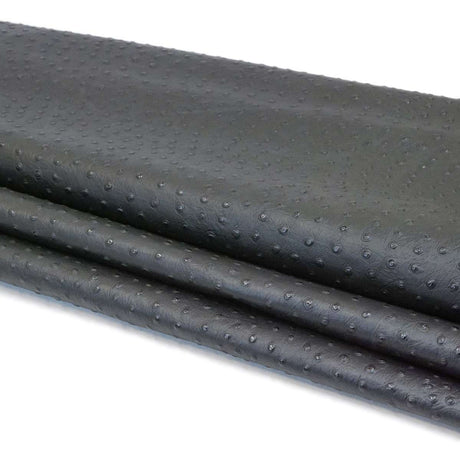 62-40.SLC.4.jpg Ostrich Print on Cow Sides - Black Image