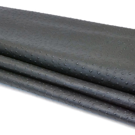 62-40.SLC.4.jpg Ostrich Print on Cow Sides - Black Image