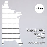 62-41.SLC.4.jpg Ostrich Print on Cow Sides - White Image