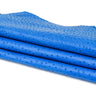 Ostrich Print on Cow Sides - Royal Blue
